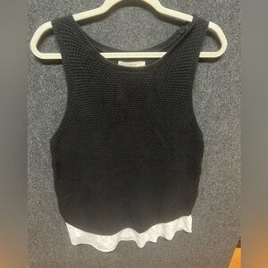 LOFT Knit Sweater Tank Top L